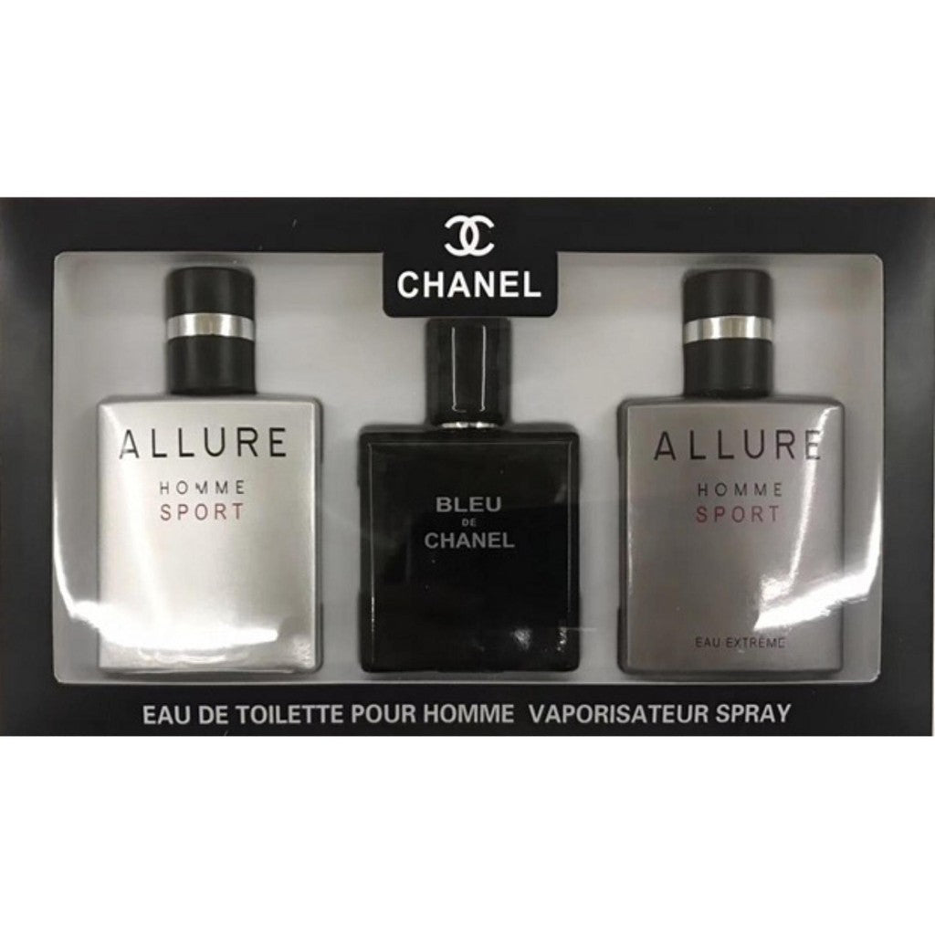 ALLURE & BLEU chanel set x 3