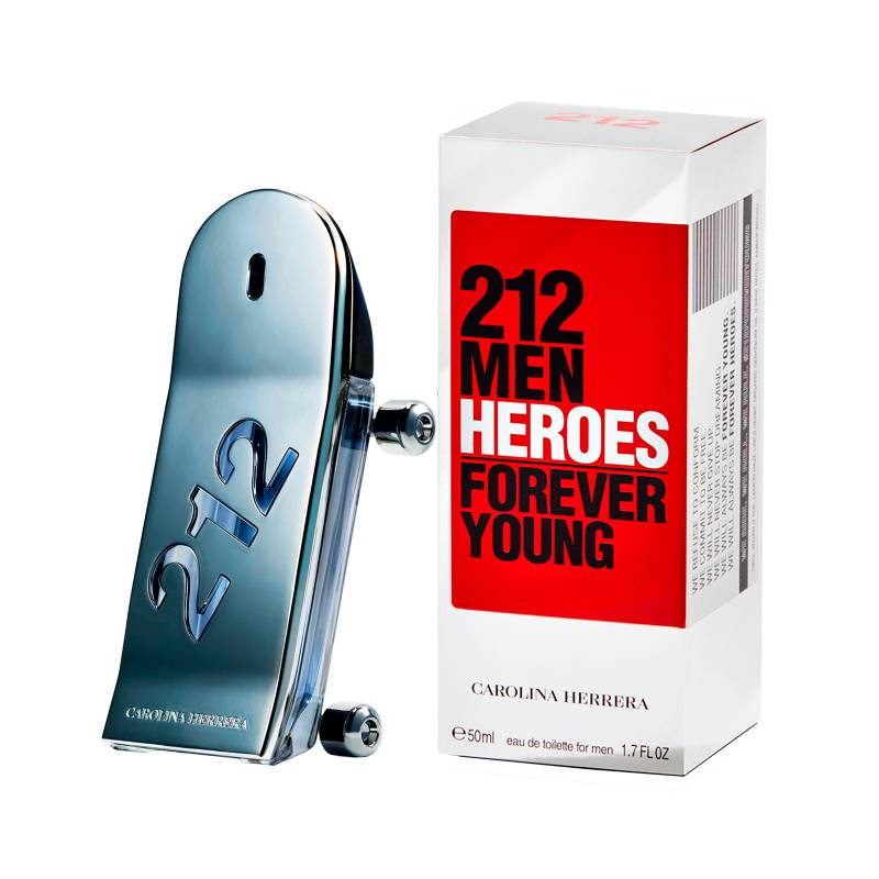 212 HEROES HOMBRE  CAROLINA HERRERA 90 ml EDT